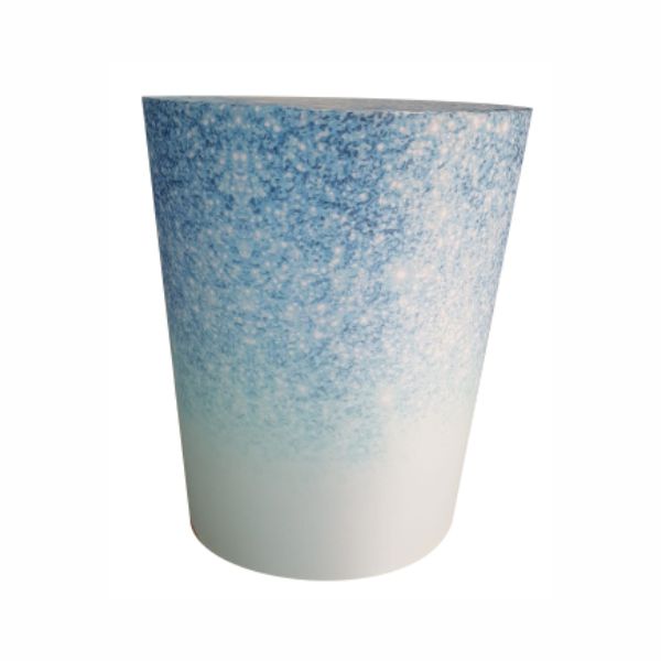 Capa Cilindro M Gliter Azul Claro 